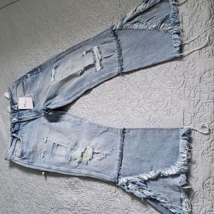 Size 4 Zara Jeans with Ripped Designs